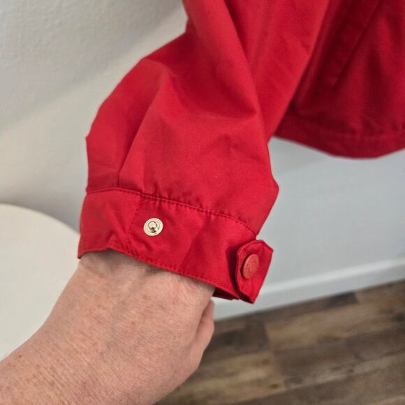 Polo by Ralph Lauren Vintage Men's Red Golf Windbreaker Pullover 1/4 Zip Size XL - Picture 4 of 8